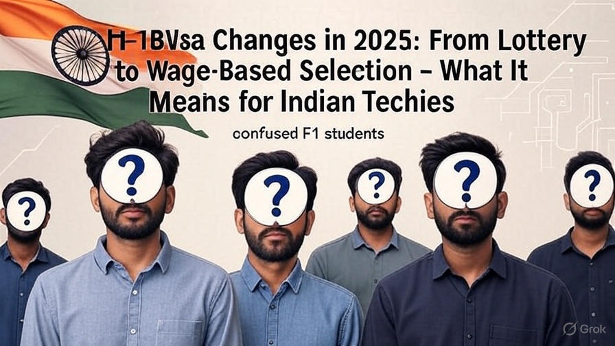 H-1B Visa Changes in 2025: From Lottery to Wage-Based Selection – What It Means for Indian Techies